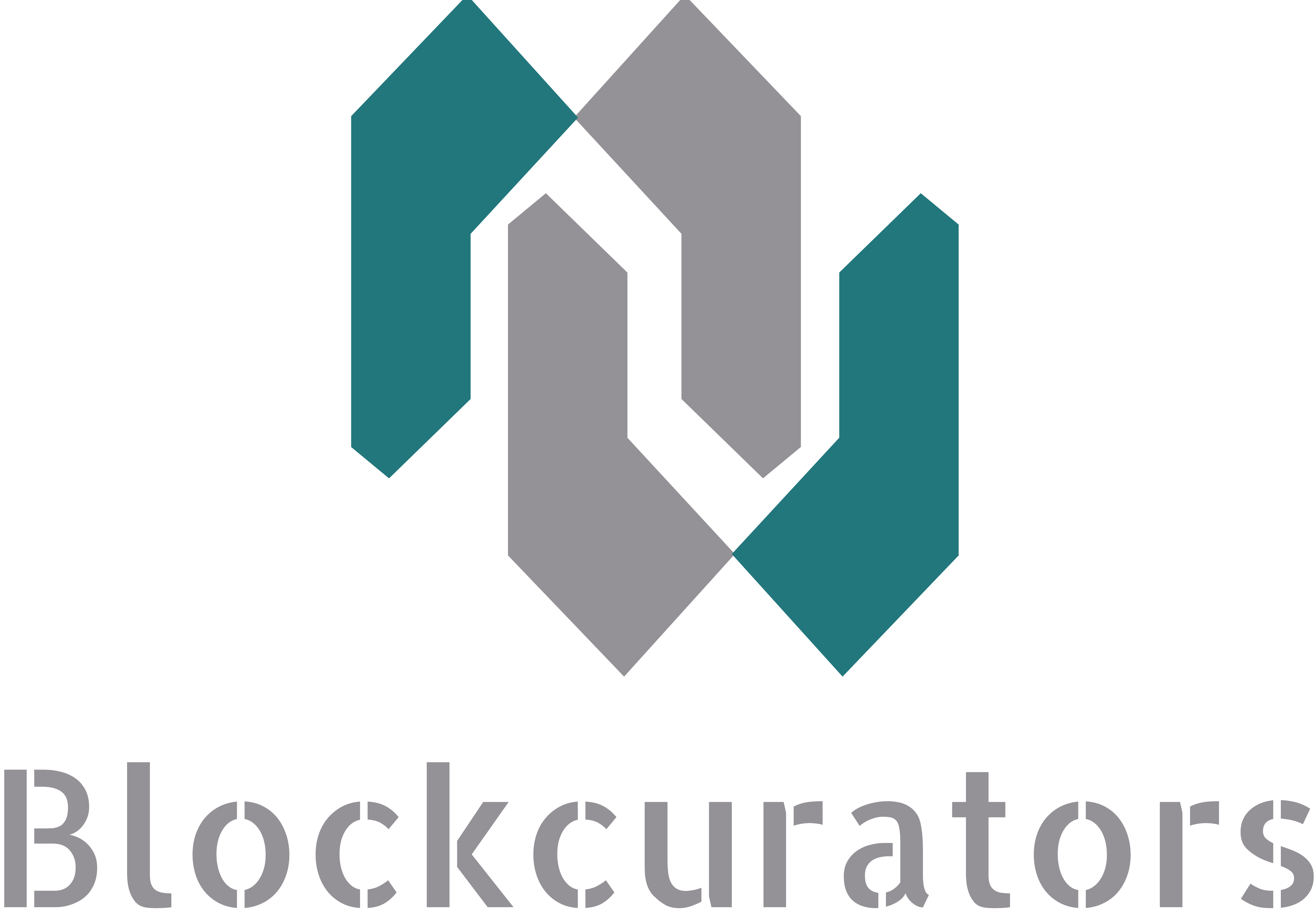 Blockcurators Logo mit Text